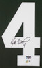 Brett Favre Autographed & Framed Green Green Bay Jersey Auto Beckett Certified