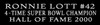 Ronnie Lott Autographed & Framed Red San Francisco Jersey Auto Beckett Certified