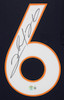 Clinton Portis Autographed & Framed Blue Denver Jersey Auto Beckett Certified