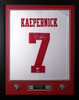 Colin Kaepernick Autographed and Framed San Francisco 49ers Jersey