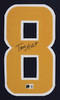 Torry Holt Autographed & Framed Blue St. Louis Jersey Auto Beckett Certified