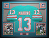 Dan Marino Autographed and Framed Miami Dolphins Jersey