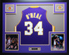Shaquille O'Neal Autographed and Framed Los Angeles Lakers Jersey