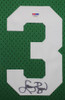 Larry Bird Autographed and Framed Green Celtics Jersey Auto PSA Certified