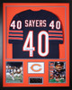 Gale Sayers Autographed and Framed Chicago Bears Jersey