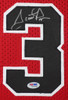 Scottie Pippen Autographed and Framed Red Bulls Jersey Auto PSA Certified (24"x30")