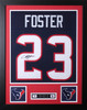 Arian Foster Autographed and Framed Houston Texans Jersey