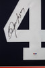 Bo Jackson Autographed and Framed Blue Auburn Jersey Auto PSA Certified