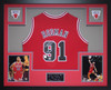 Dennis Rodman Autographed and Framed Chicago Bulls Jersey