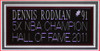 Dennis Rodman Autographed HOF 2011 & Framed Red Bulls Jersey Auto JSA COA