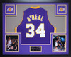 Shaquille O'Neal Autographed and Framed Los Angeles Lakers Jersey