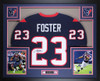 Arian Foster Autographed and Framed Houston Texans Jersey