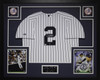 Derek Jeter Autographed and Framed New York Yankees Jersey