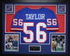 Lawrence Taylor Autographed and Framed New York Giants Jersey