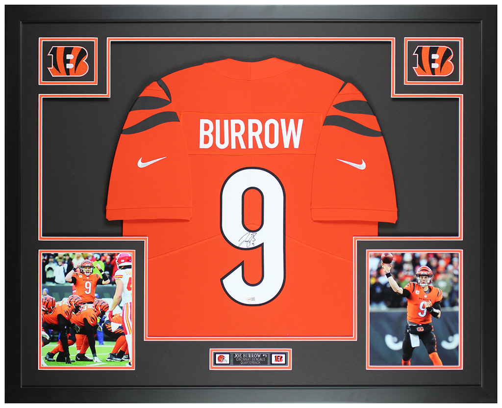 Framed Autographed Jerseys Framed Football Jerseys Joe Burrow