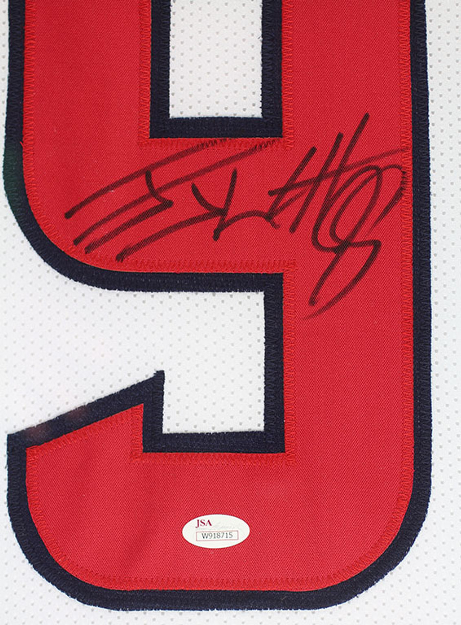 JJ Watt Autographed & Framed Blue Houston Texans Nike Jersey Auto JSA COA