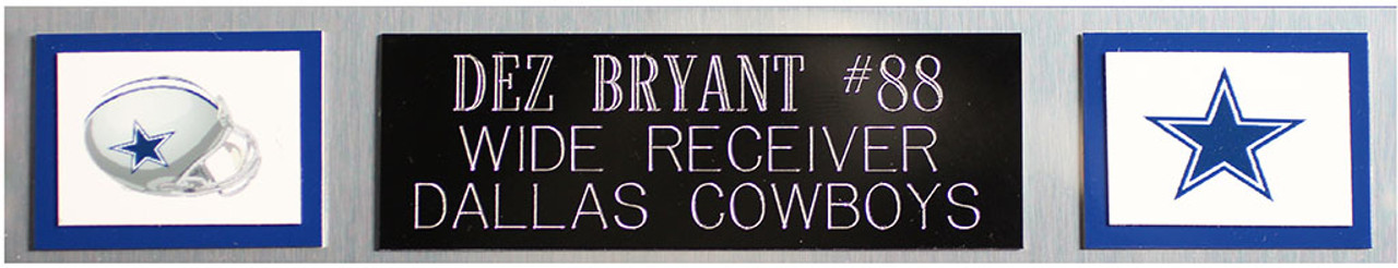 Dez Bryant Autographed & Framed White Dallas Cowboys Jersey Auto PSA  Certified