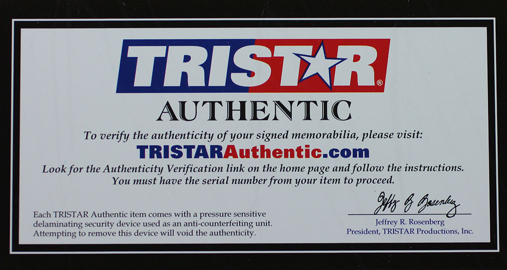 Jeff Bagwell Autographed and Framed White Rainbow Throwback Jersey