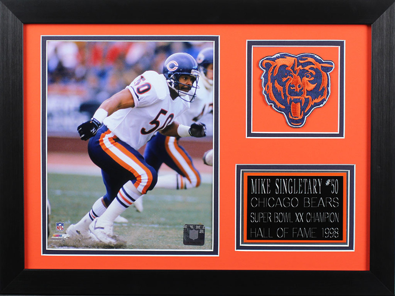 Mike Singletary Framed 8x10 Chicago Bears Photo