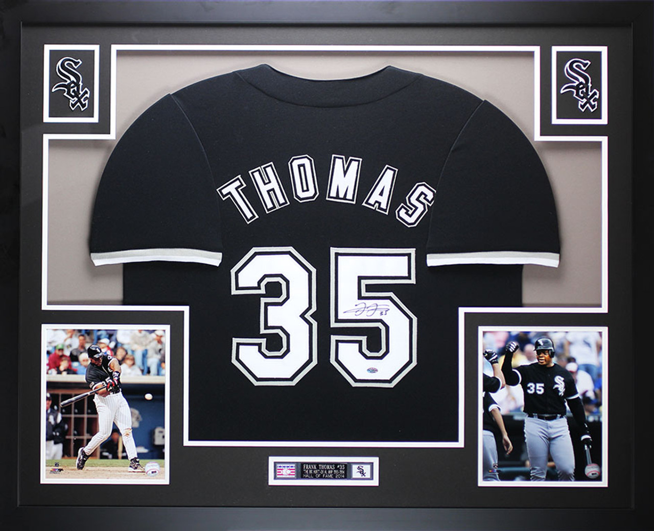 Frank Thomas Chicago White Sox Framed Autographed Jersey - Black – All In  Autographs