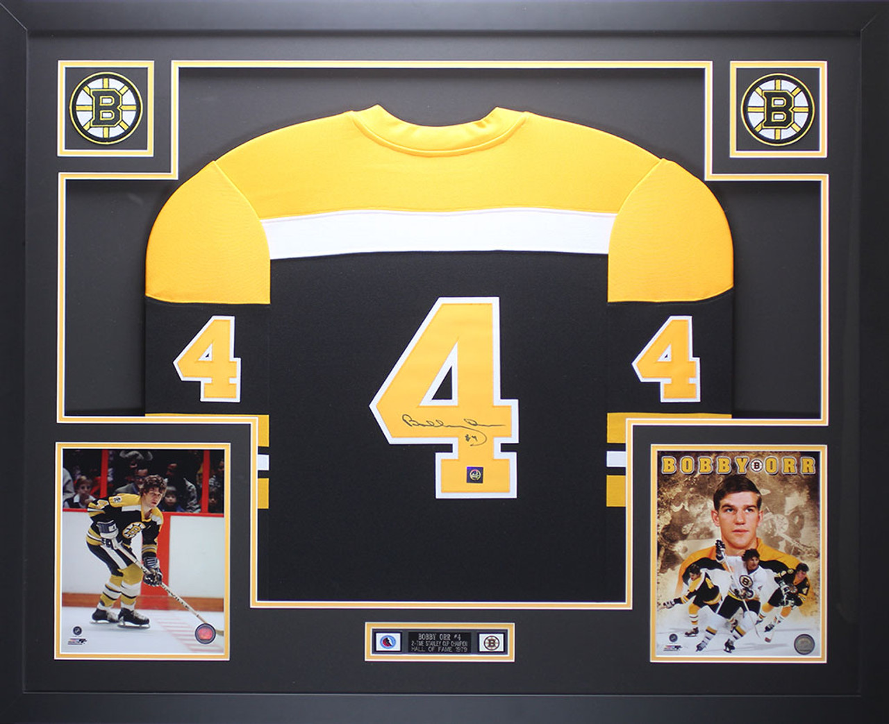 Bobby Orr Signed Bruins Jersey (Great North Road COA)
