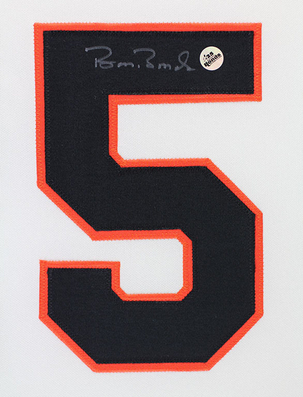 Barry Bonds Autographed and Framed Cream Giants Jersey