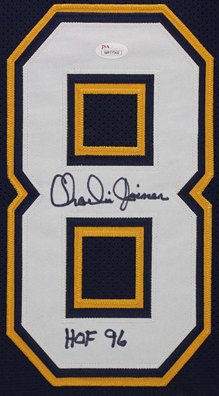 Charles Woodson Autographed Signed Jersey - Navy - JSA Authentic 