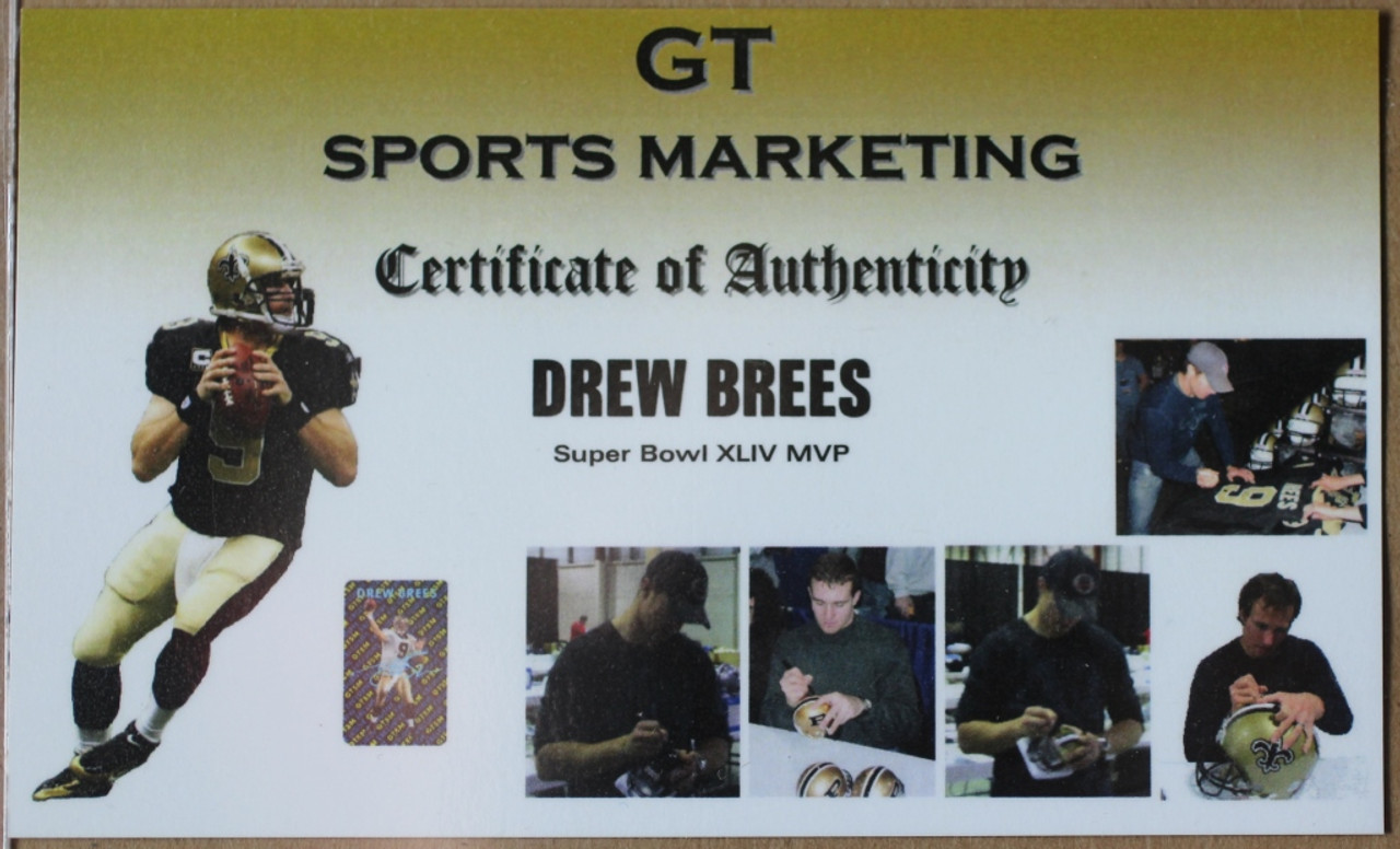 Drew Brees' Super Bowl MVP Jersey