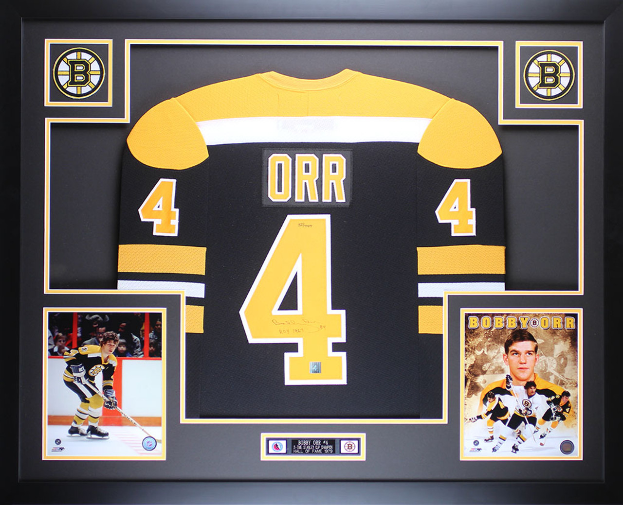 Bobby Orr Signed Bruins Jersey (Bobby Orr COA)