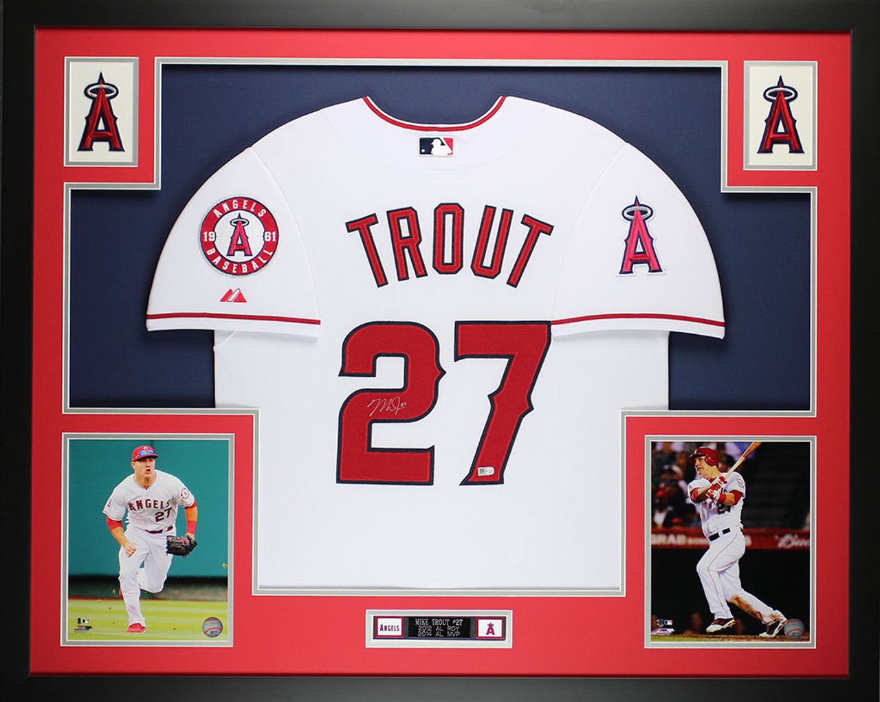 Mike trout angels Nike jersey 27