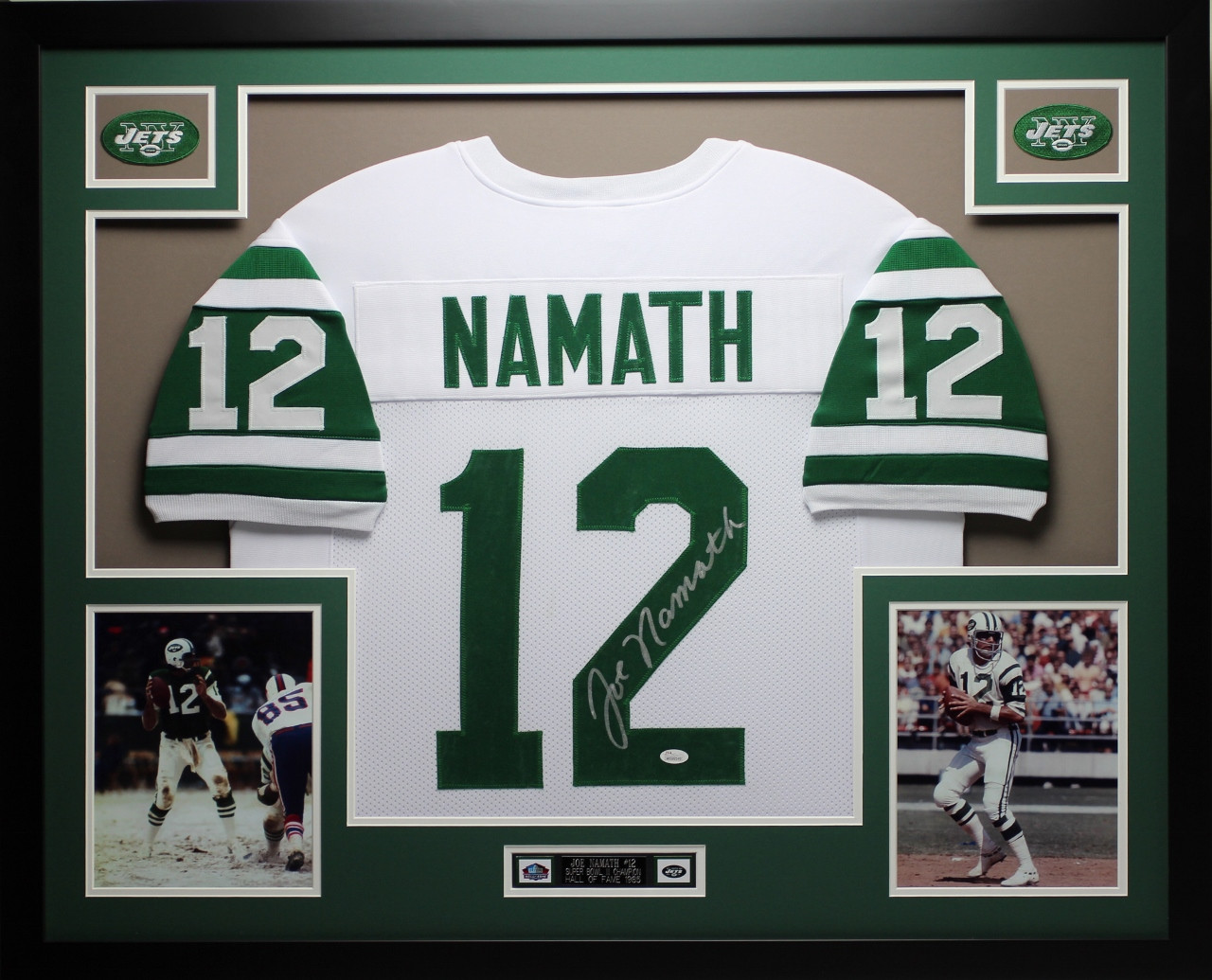 joe namath signed jersey