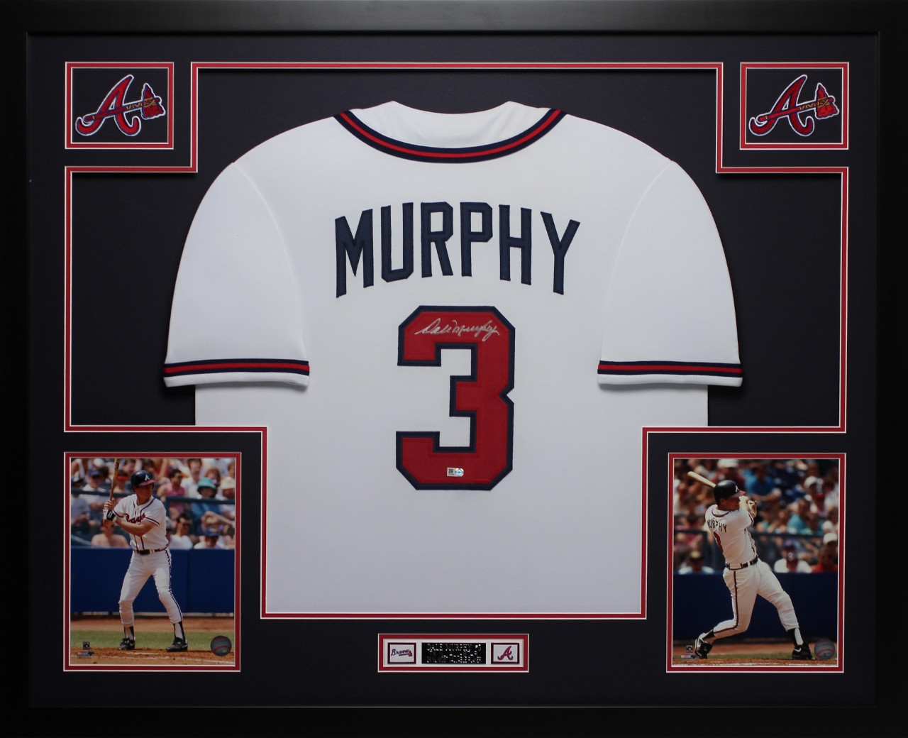 Framed Atlanta Braves Dale Murphy Autographed Signed Jersey Psa Coa