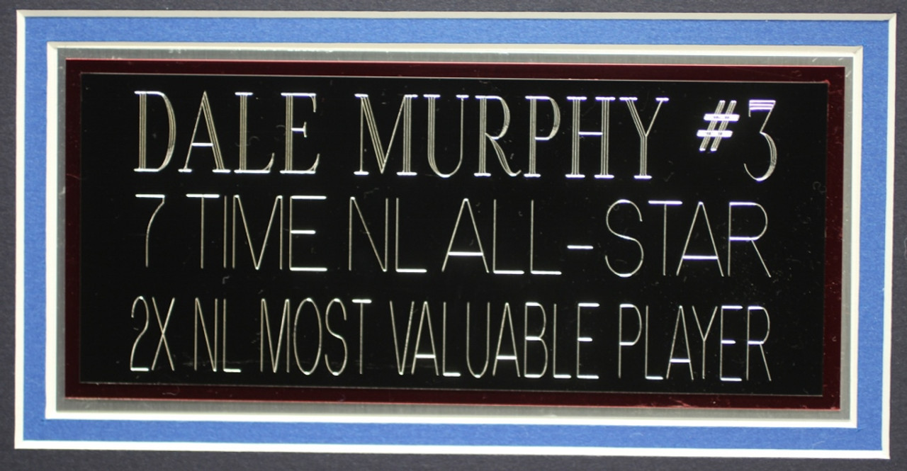 Dale Murphy Autographed Atlanta Braves (White #3) Deluxe Framed Jersey –  Palm Beach Autographs LLC