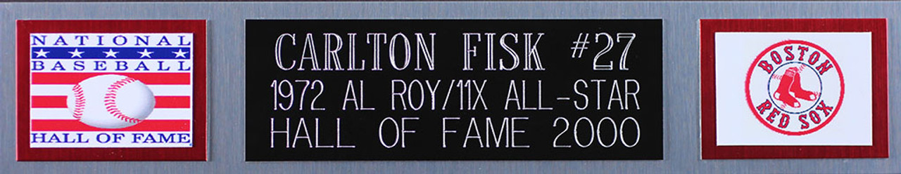 Boston Red Sox Carlton Fisk Autographed Framed White Jersey JSA Stock  #177847 - Mill Creek Sports