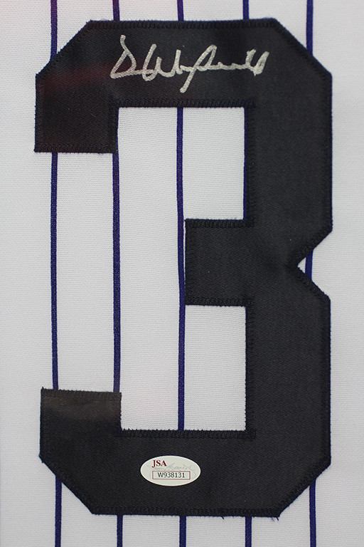 Dave Winfield Autographed and Framed White Pinstriped Yankees Jersey