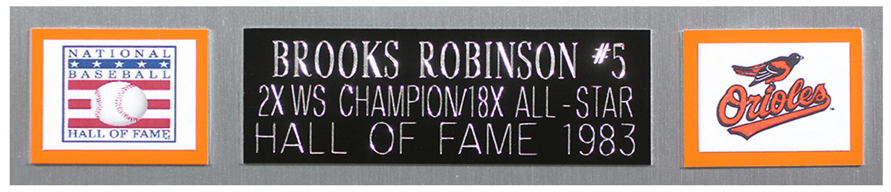 Brooks Robinson Autographed Framed Orioles Jersey - The Stadium Studio