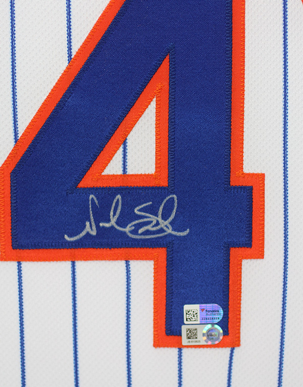 Noah Syndergaard Autographed and Framed Mets Jersey Auto Fanatics COA D1