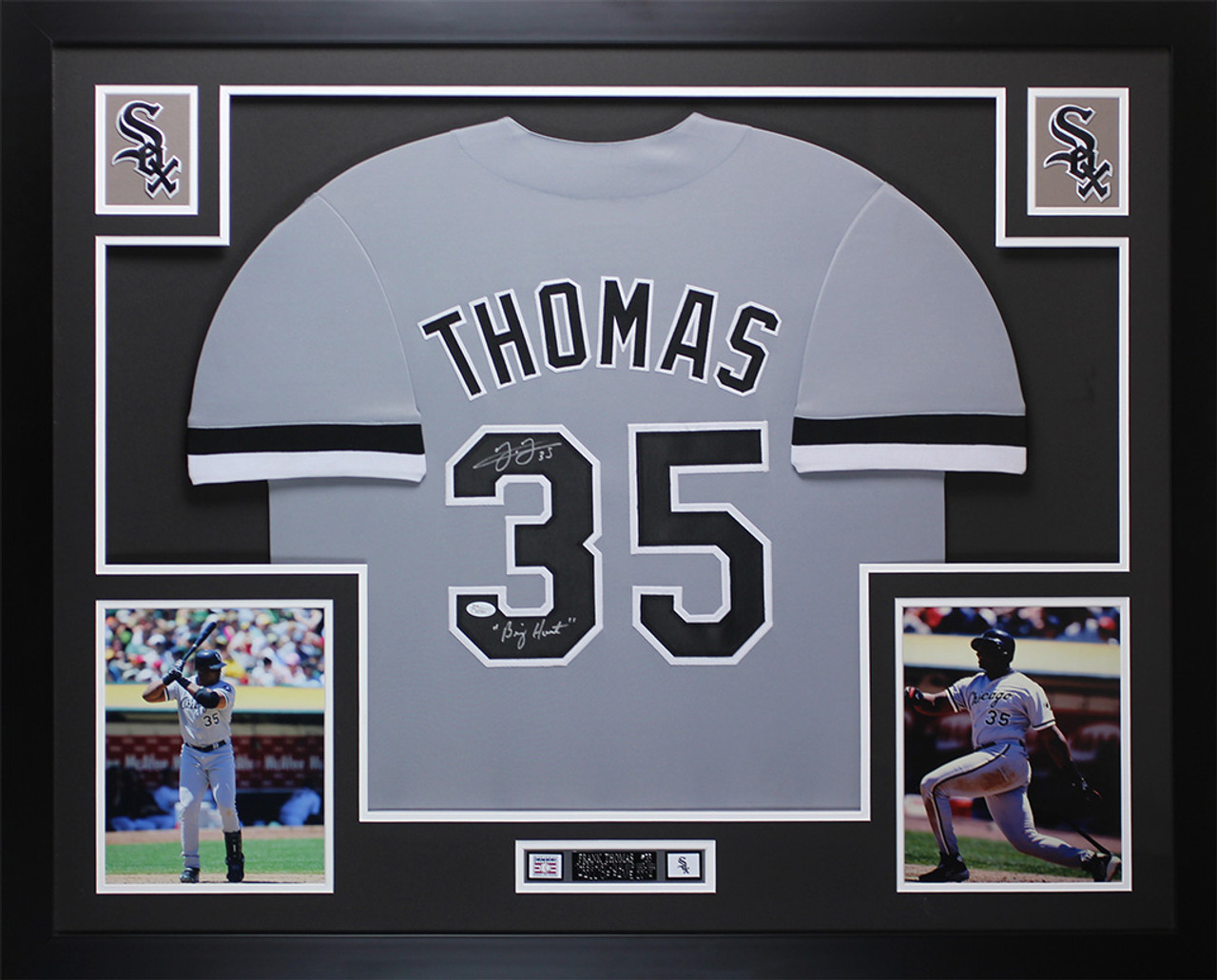 Frank Thomas Autographed and Framed Chicago White Sox Jersey