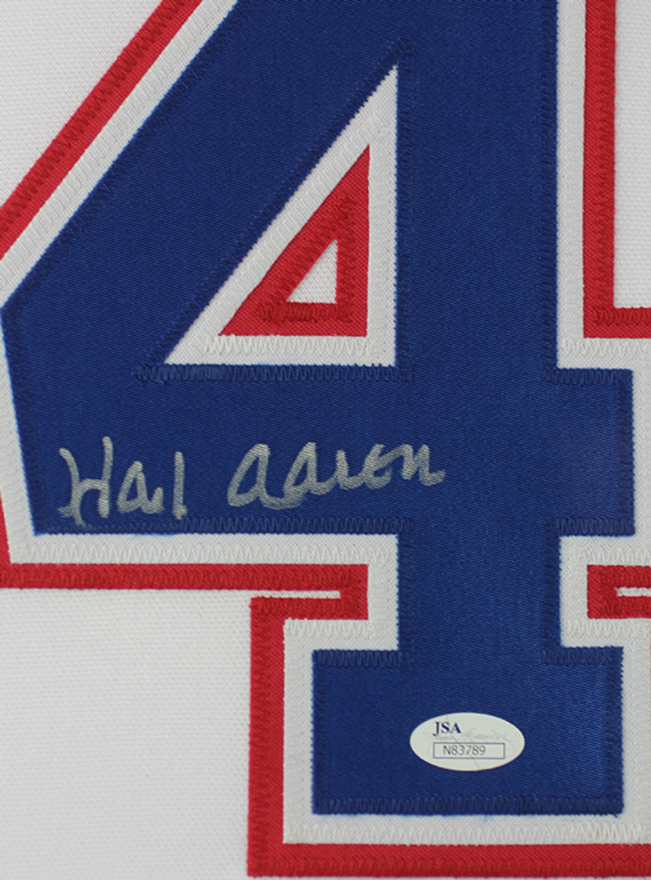 Hank Aaron Autographed Atlanta Braves (White #44) Deluxe Framed Jersey –  Palm Beach Autographs LLC