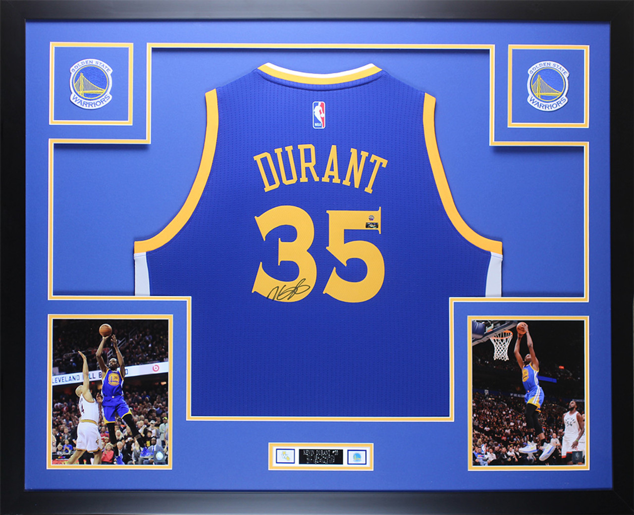 Kevin Durant Autographed and Framed Seattle Supersonics Jersey