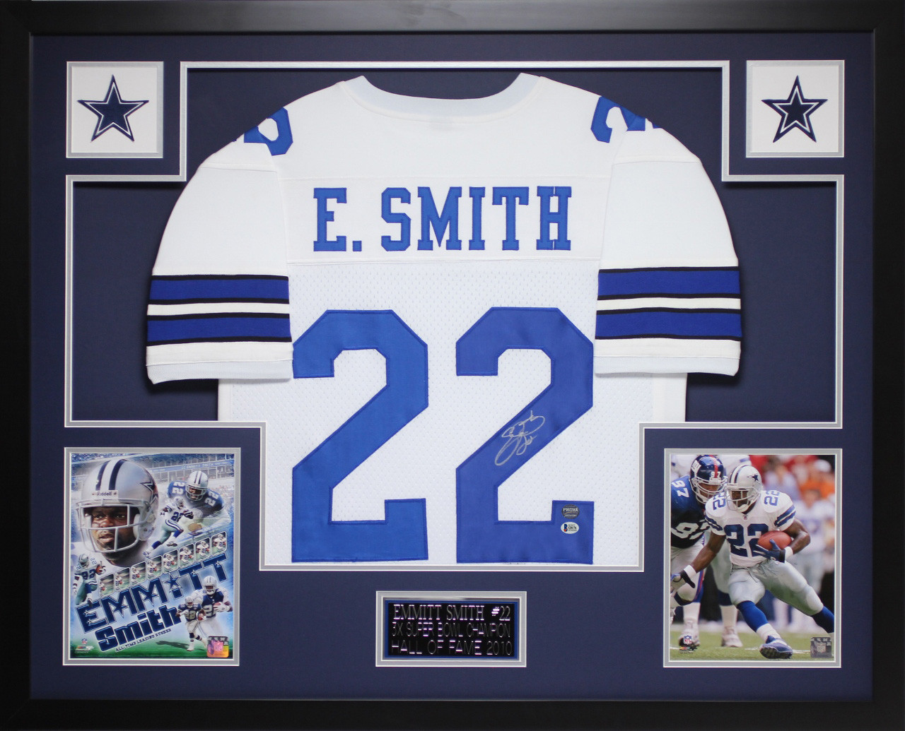 Emmitt Smith 2 Color Jumbo Jersey Patch Card Cowboys Nice!