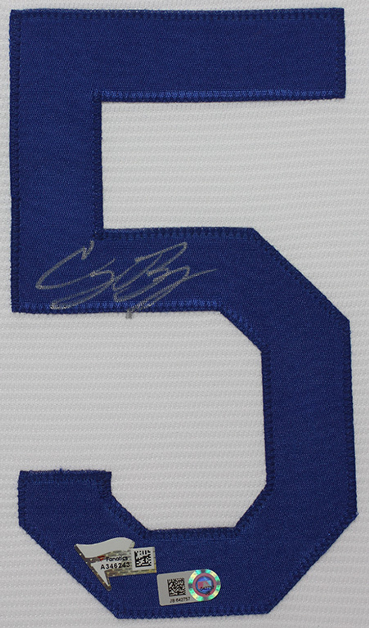Cody Bellinger Autographed and Framed White Dodgers Jersey