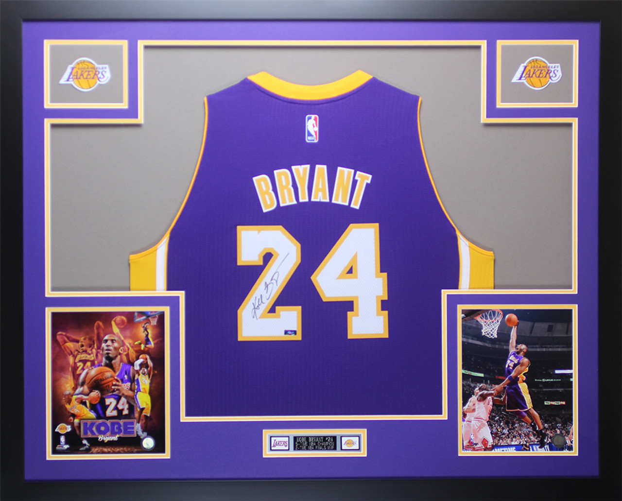 Kobe Bryant 24 Lakers Jersey Purple