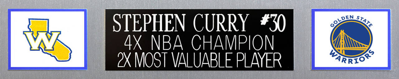 Stephen Curry Framed Signed Jersey Steiner Golden State Warriors Autog