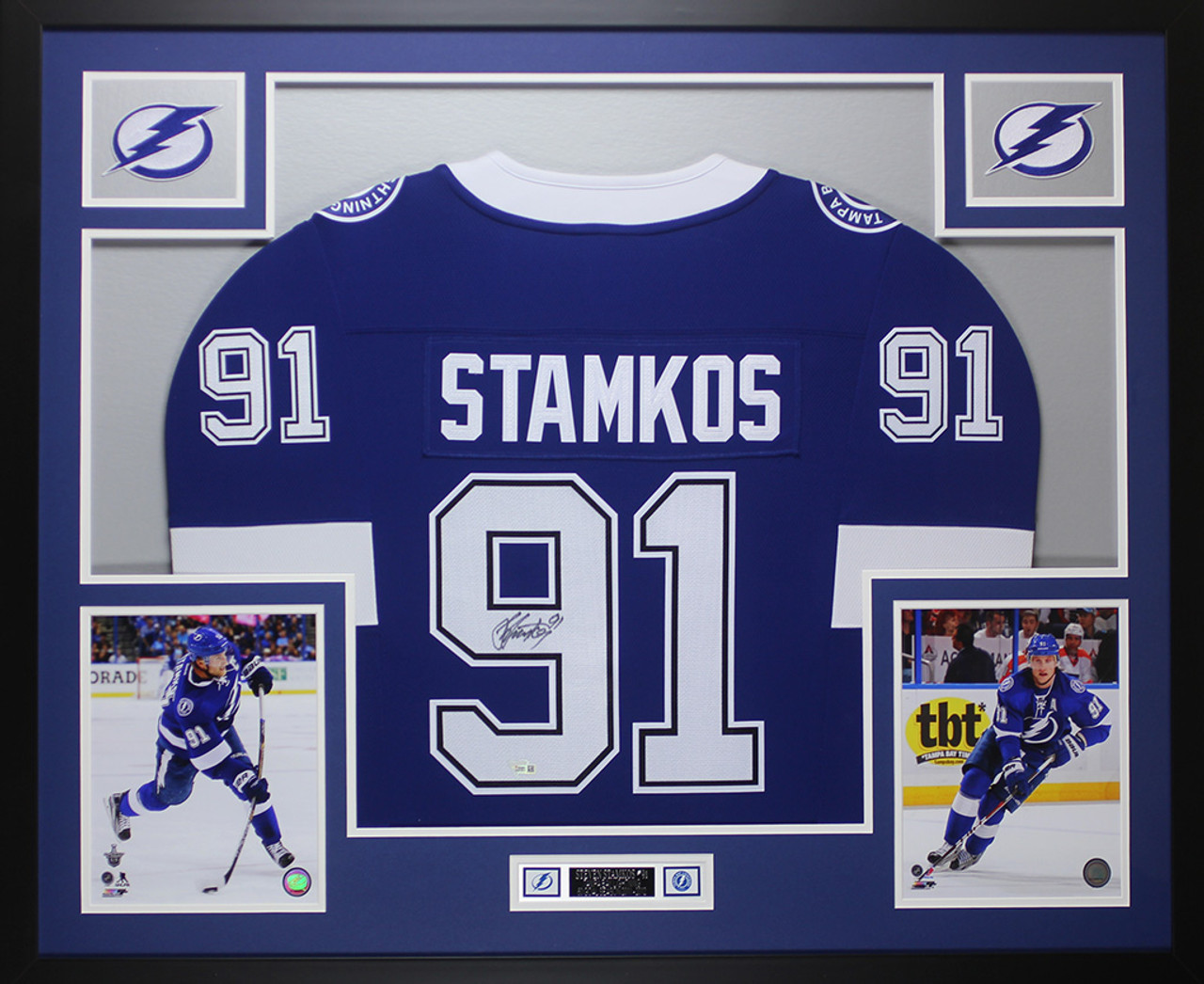 Adidas Tampa Bay Lightning Steven Stamkos #91 Adizero Authentic Home Jersey, Men's, Size 54, Blue