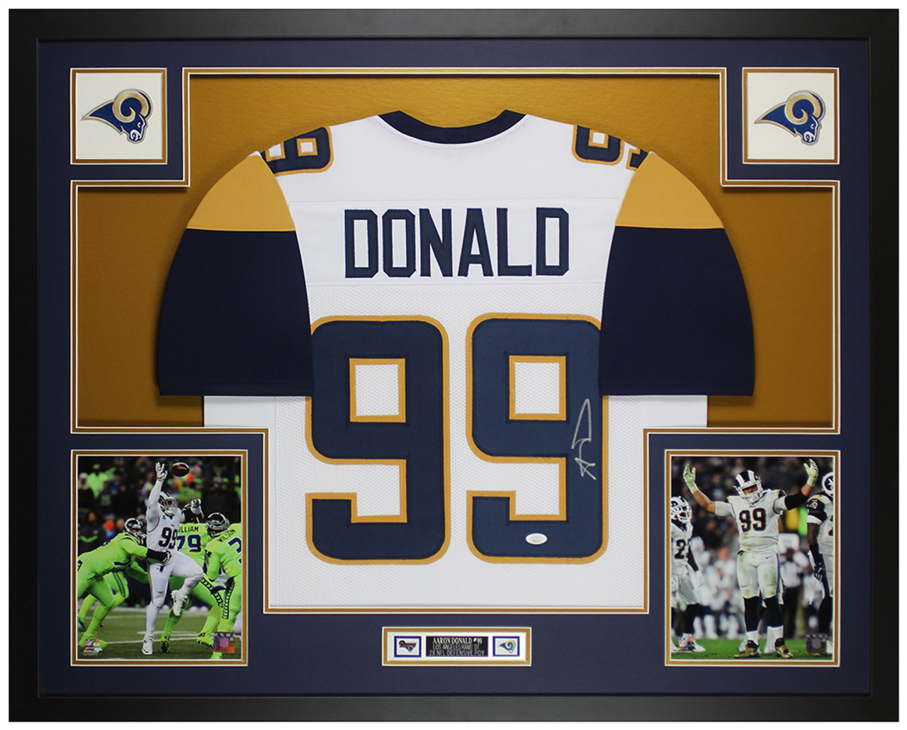 Los Angeles Rams Aaron Donald #99 Nfl 2020 Gold Womens Jersey