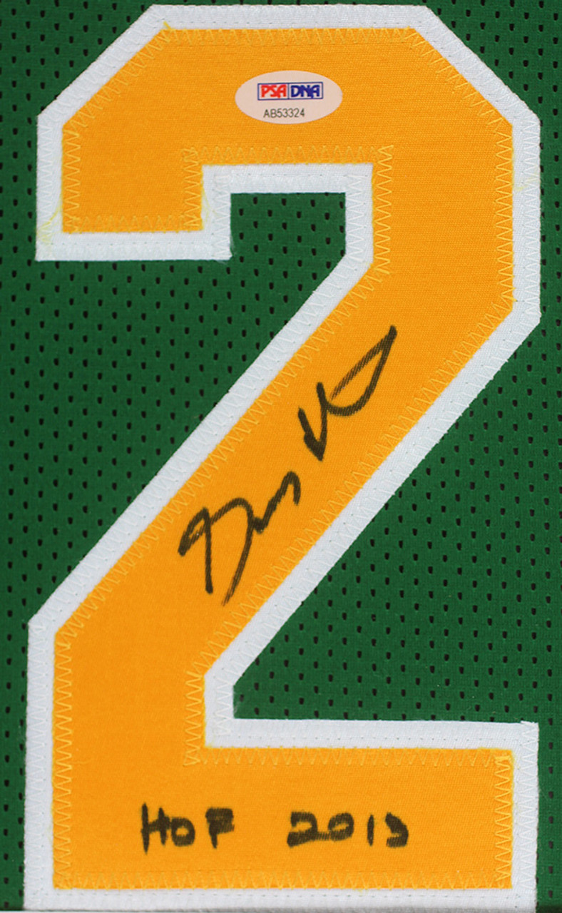 Seattle Supersonics Gary Payton Autographed Pro Style Dark Green