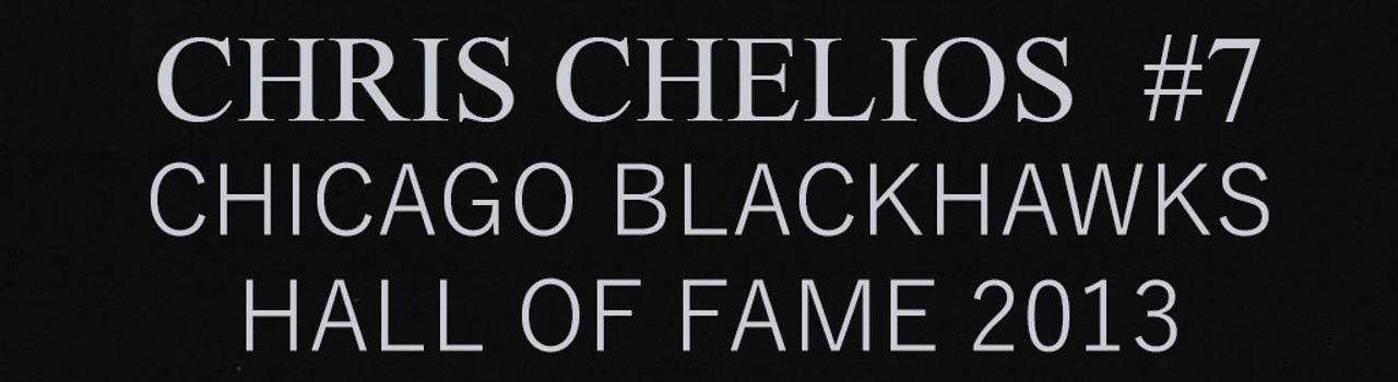 Chris Chelios Chicago Blackhawks Autographed adidas 2020-21