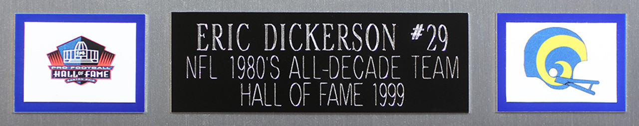 Eric Dickerson HOF 99 Autographed Los Angeles Rams Jersey (JSA