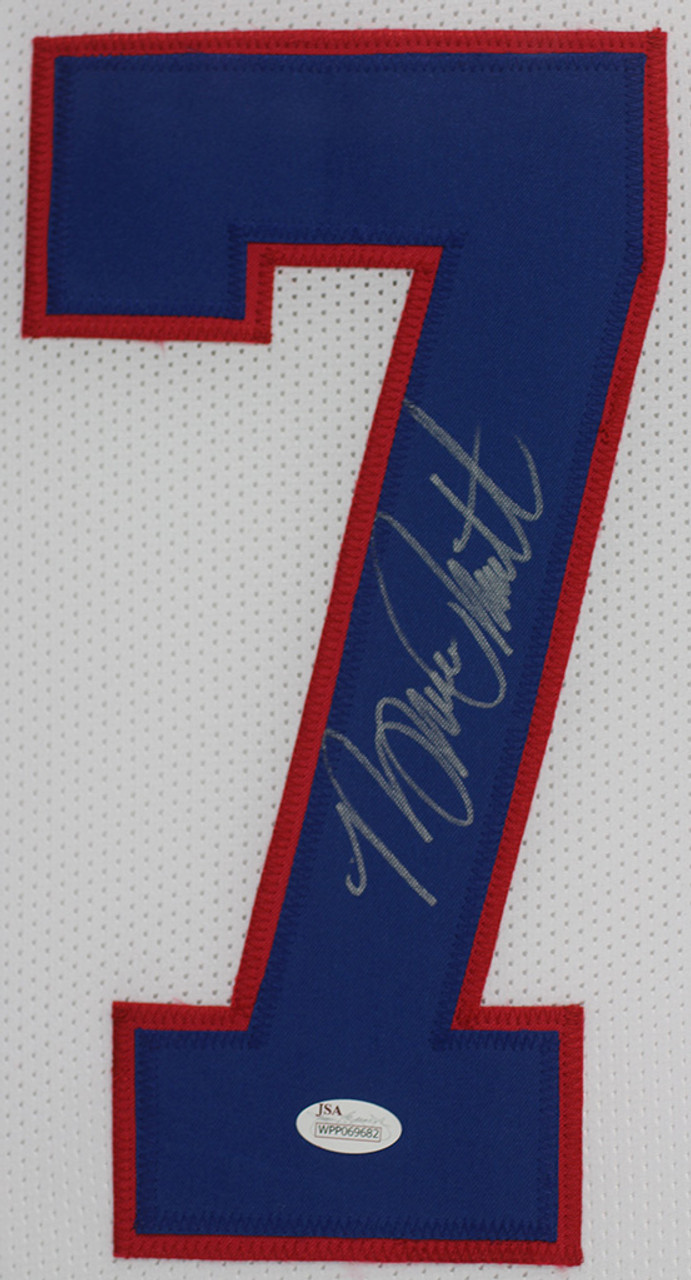 Bruce Smith Signed Buffalo White Football Jersey (JSA) — RSA